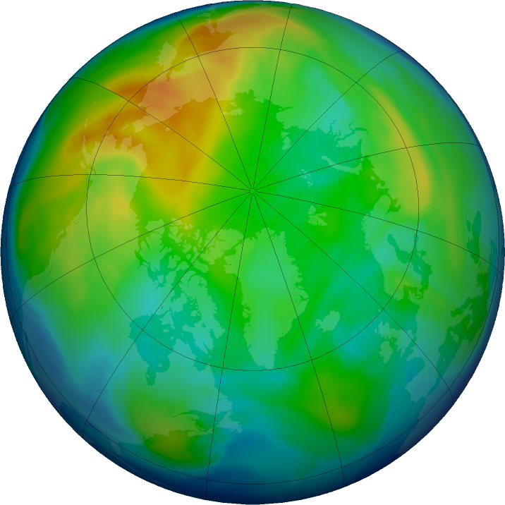 Arctic ozone map for 28 November 2018